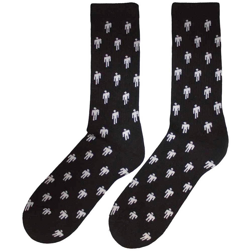 Billie Eilish - Blohsh Pattern Socks - Black